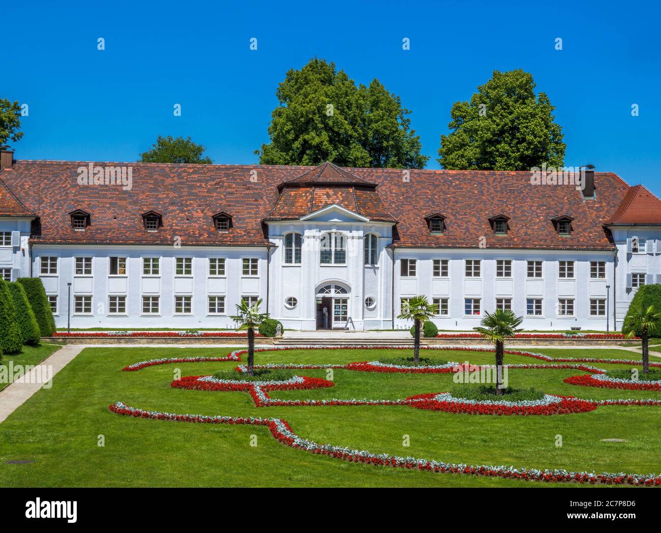 Hofgarten und Orangerie, Kempten im Allgäu, Bayern, Deutschland, Europa Stockfoto