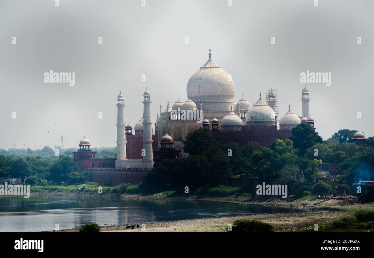 Agra Fort ist ein historisches Fort in der Stadt Agra in Indien. Lal Quila Agra Stockfoto