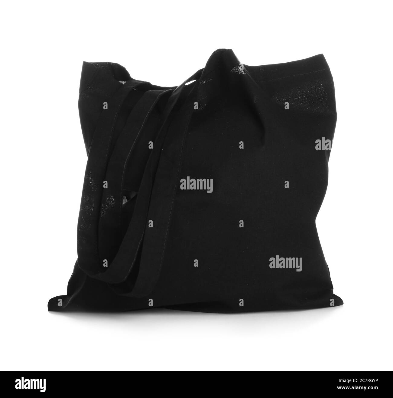 Eco Beutel auf weißem Hintergrund Stockfoto