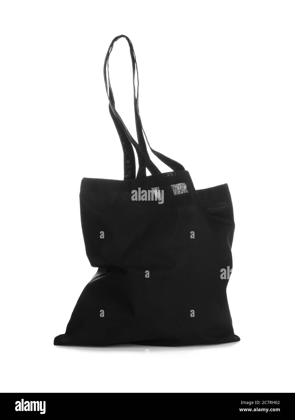 Eco Beutel auf weißem Hintergrund Stockfoto