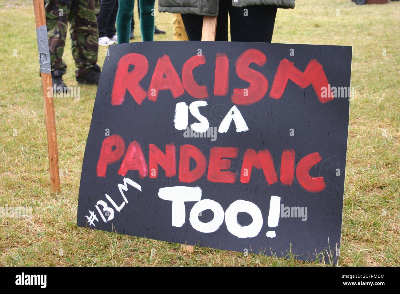 Black Lives Matter Protest, Nottingham, Großbritannien. Juni 2020 Stockfoto