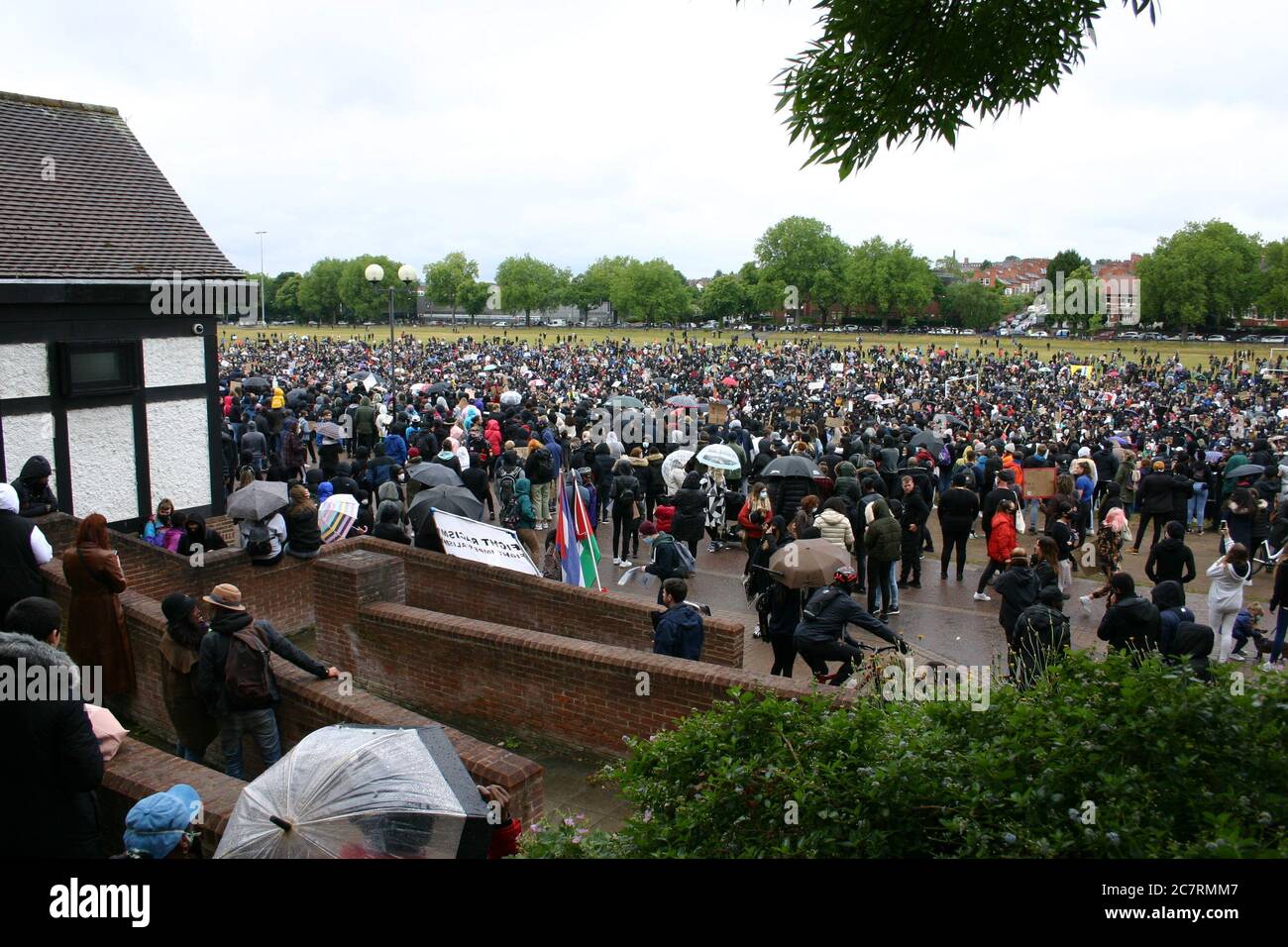 Black Lives Matter Protest, Nottingham, Großbritannien. Juni 2020 Stockfoto