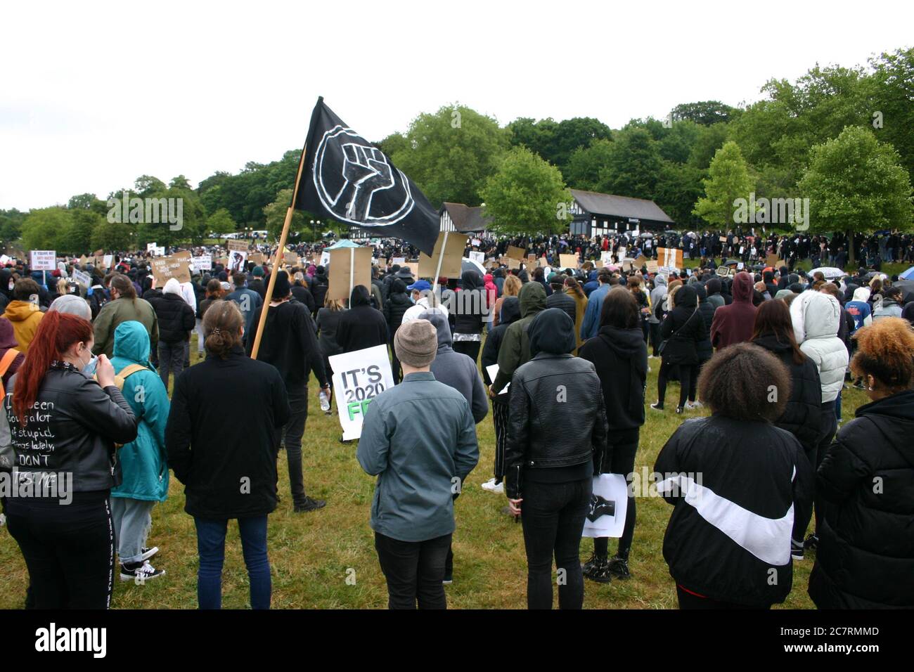 Black Lives Matter Protest, Nottingham, Großbritannien. Juni 2020 Stockfoto
