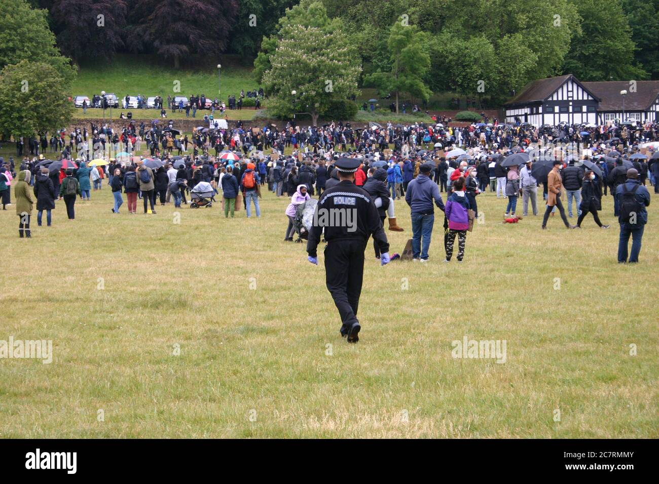 Black Lives Matter Protest, Nottingham, Großbritannien. Juni 2020 Stockfoto