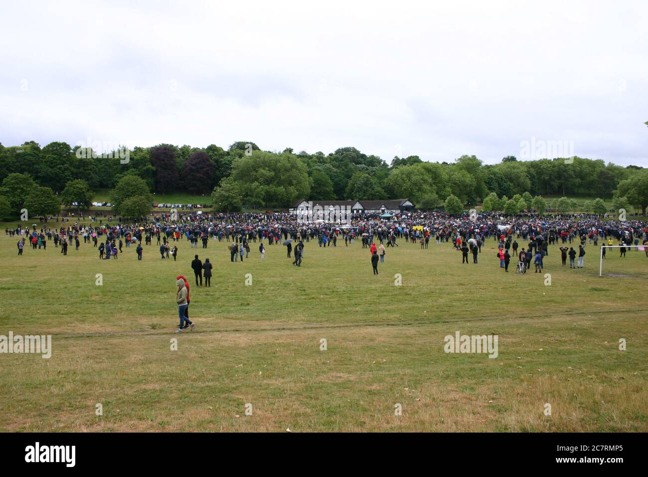 Black Lives Matter Protest, Nottingham, Großbritannien. Juni 2020 Stockfoto