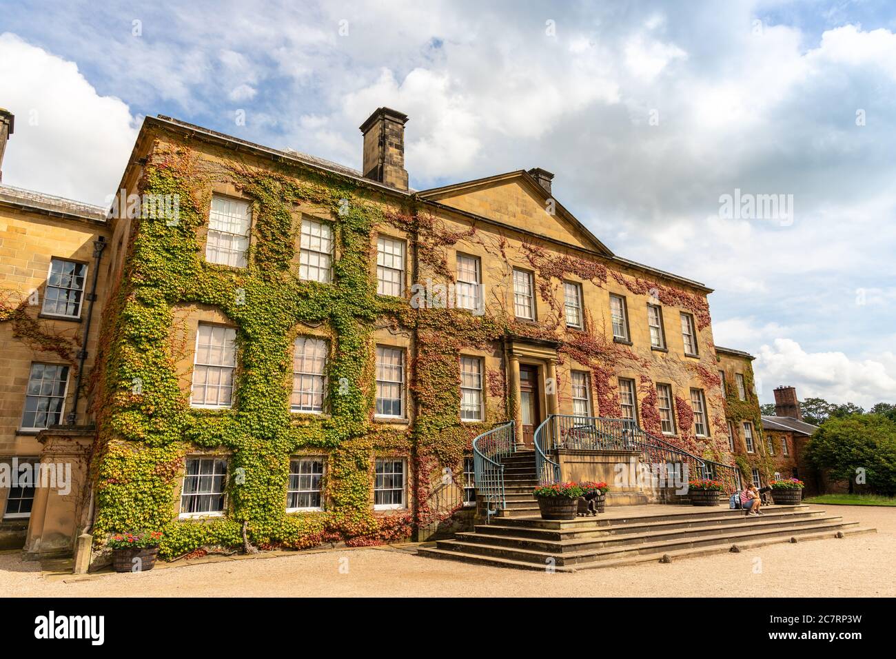 Historisches Gebäude aus dem 17. Jahrhundert der Erddig Hall in Shropshire, Großbritannien. Stockfoto