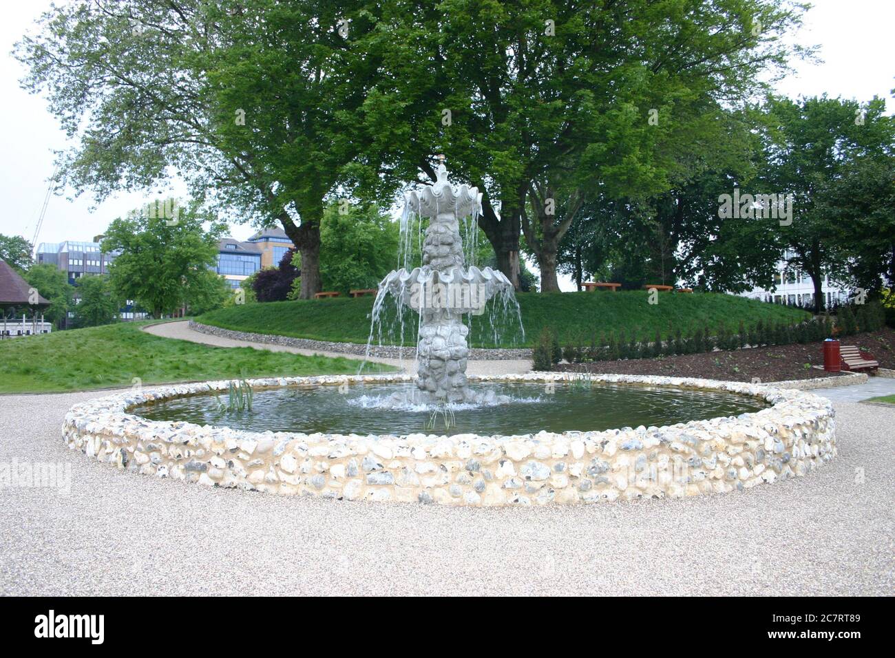 Forbury Gardens, Reading, Großbritannien. Mai 2005 Stockfoto