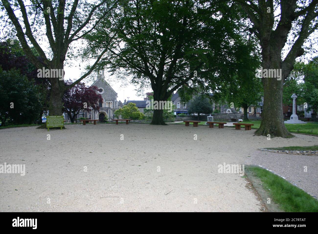 Forbury Gardens, Reading, Großbritannien. Mai 2005 Stockfoto