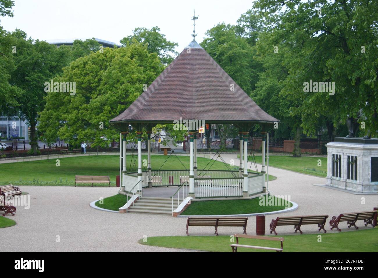 Forbury Gardens, Reading, Großbritannien. Mai 2005 Stockfoto