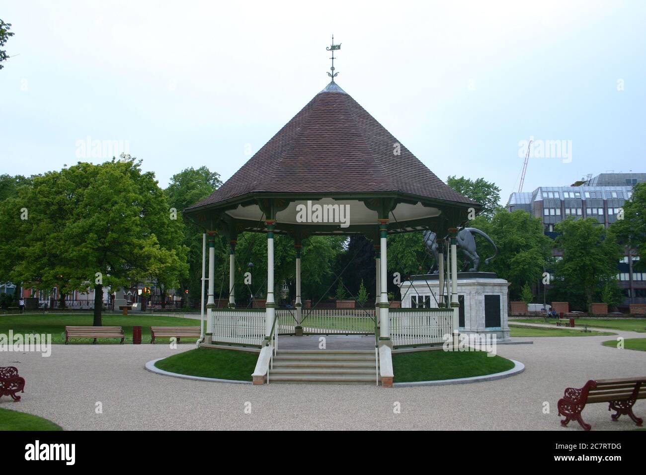 Forbury Gardens, Reading, Großbritannien. Mai 2005 Stockfoto