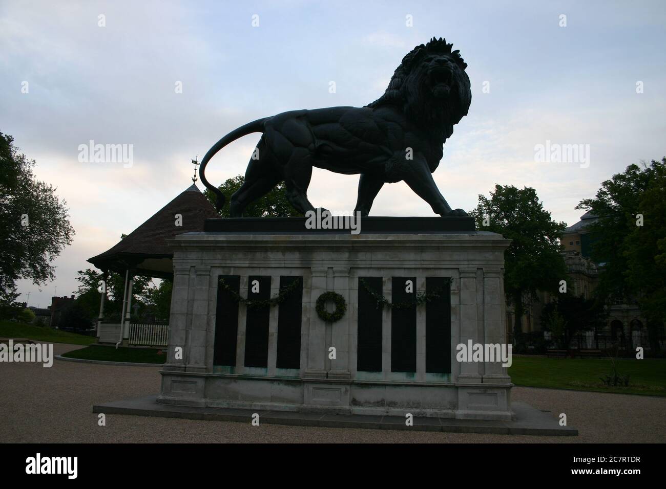 Forbury Gardens, Reading, Großbritannien. Mai 2005 Stockfoto