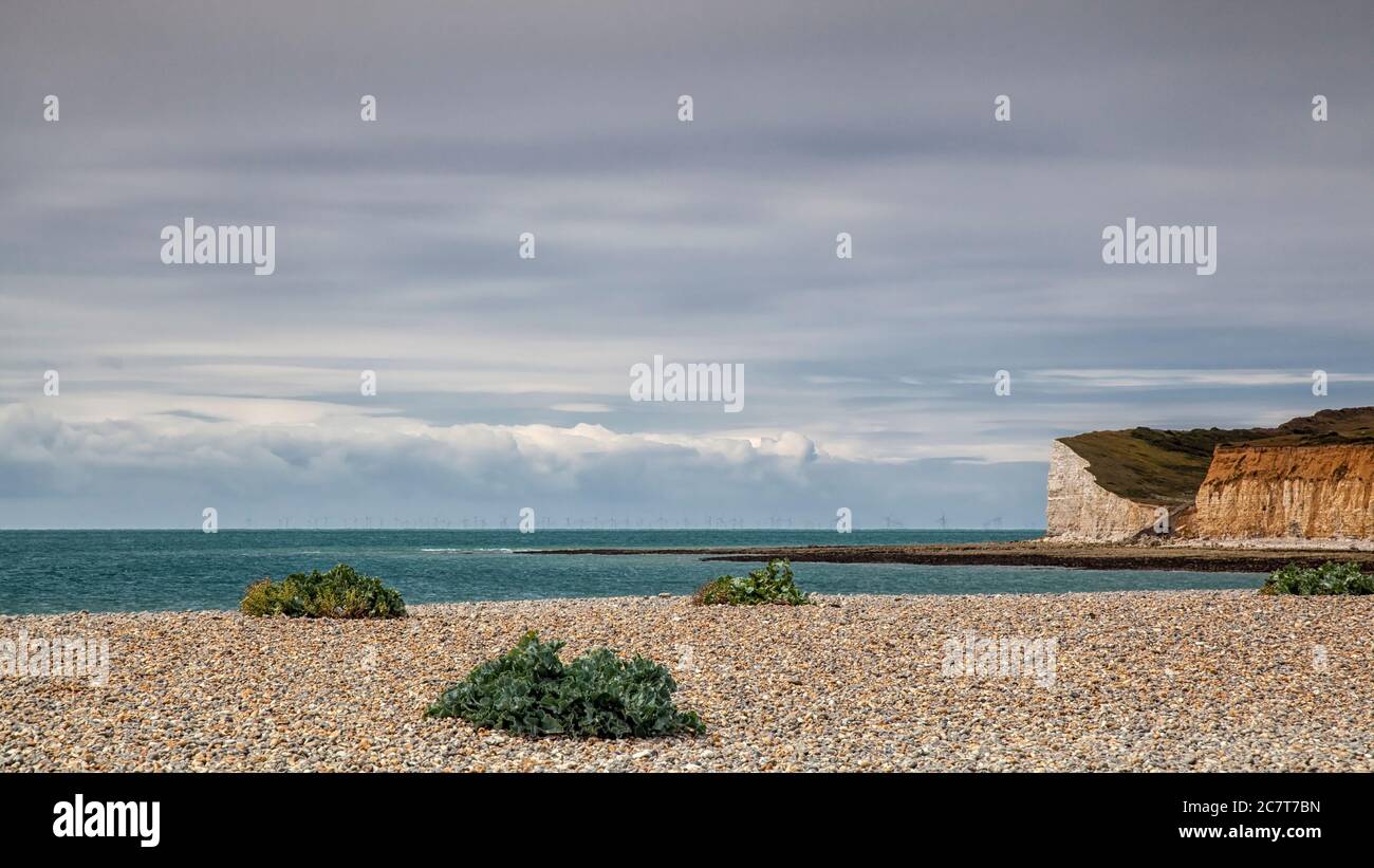 Seaford Beach, East Sussex Stockfoto