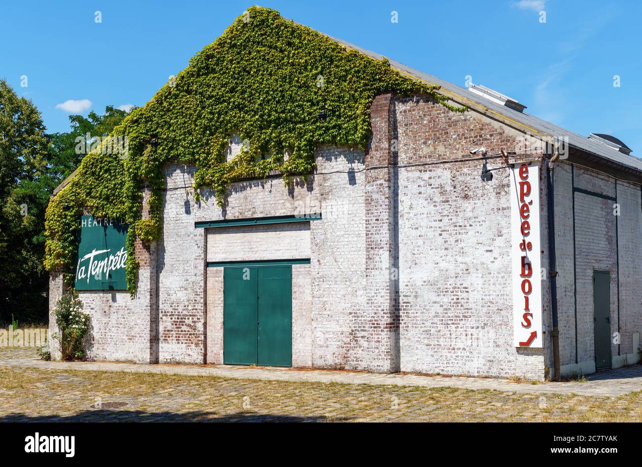 Theater de la Tempete in der Cartoucherie in Bois de Vincennes - Paris, Frankreich Stockfoto