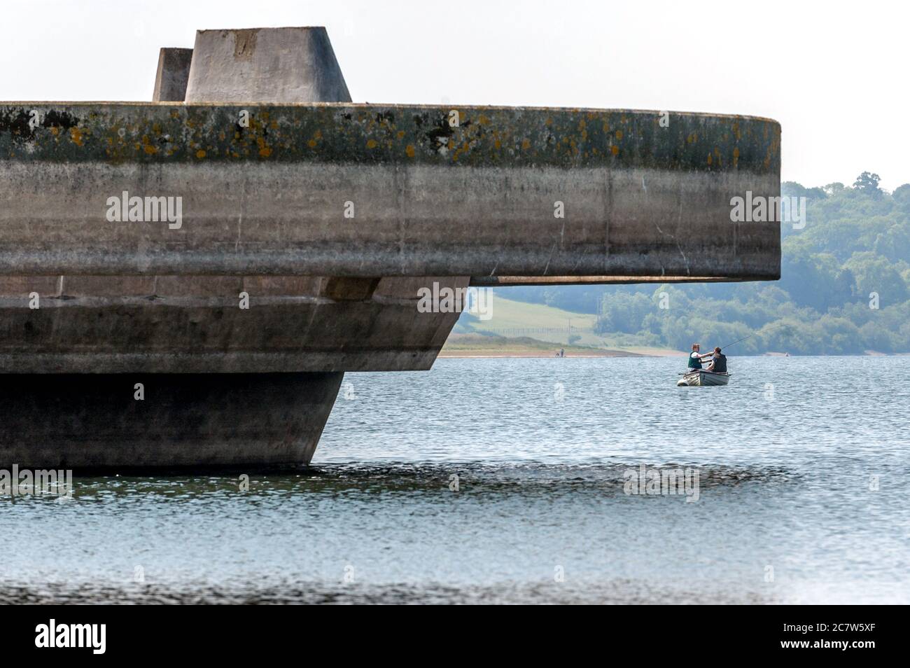 Bewl Water UK 10. Juni 2005: Der Stausee bei Bewl Water in Kent Stockfoto