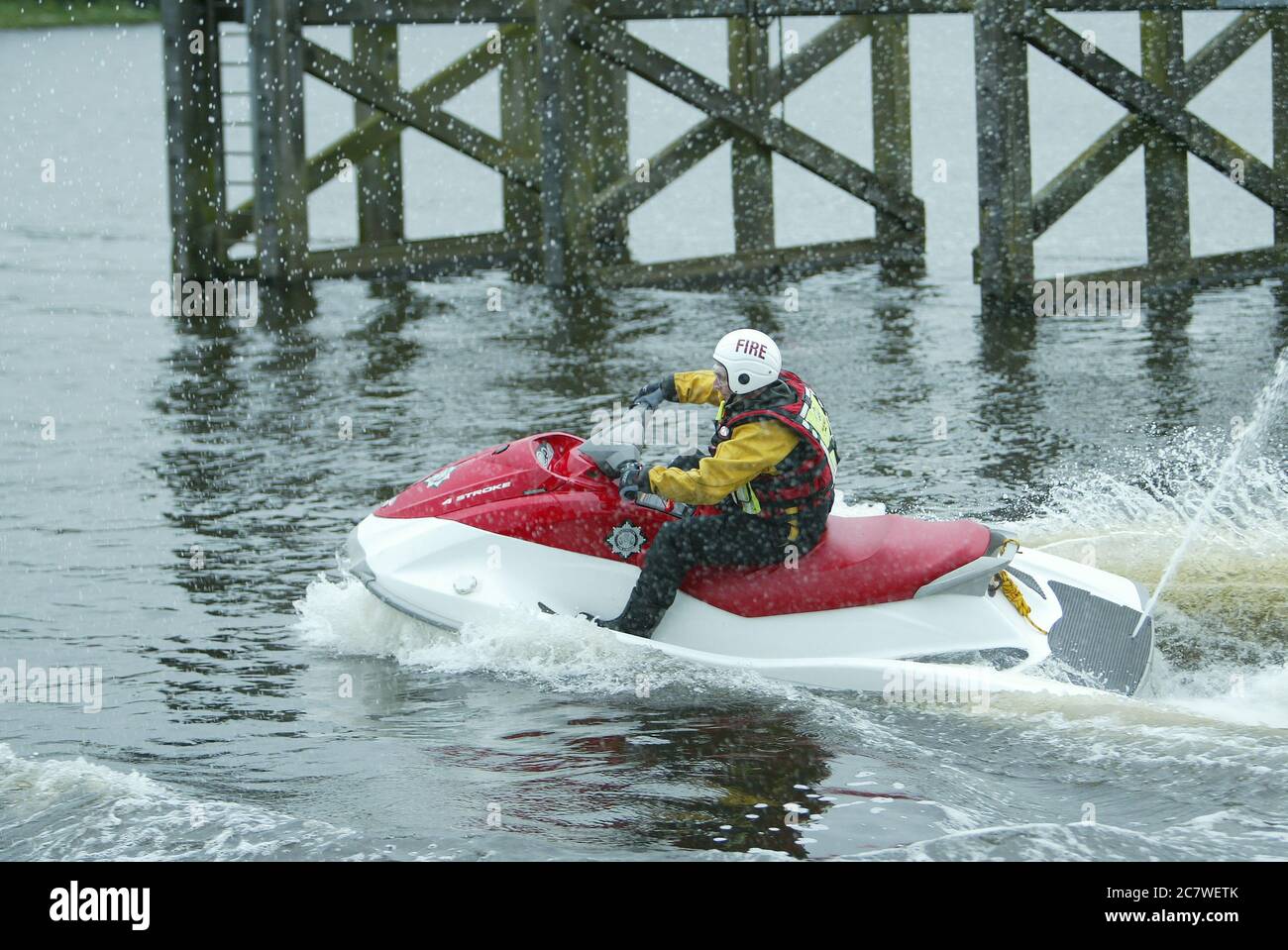 Scottish Fire & Rescue, Jet Ski Stockfoto