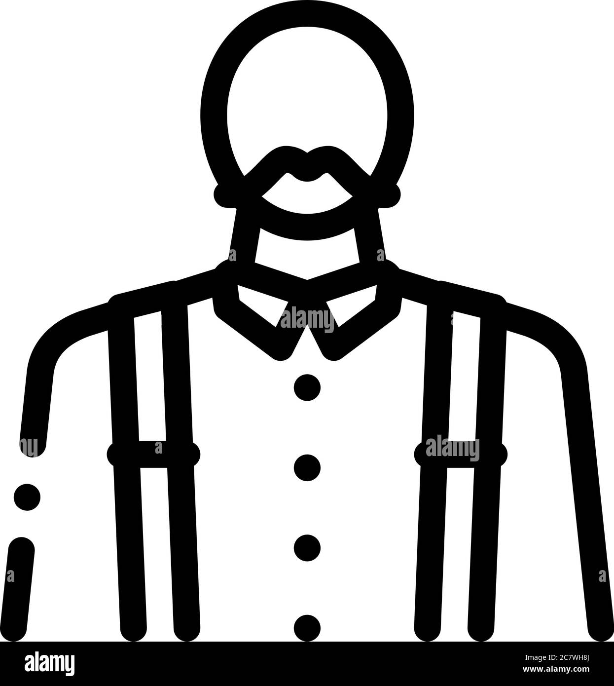 Vektorgrafik für Berufssymbole Stock Vektor