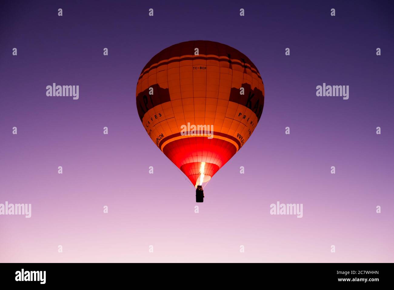 Kapadokia Ballonfahrt in der Türkei Stockfoto