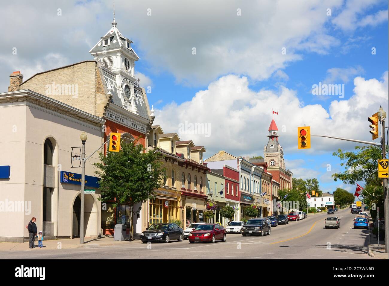 Historisches Saint Mary's, Ontario, Kanada Stockfoto