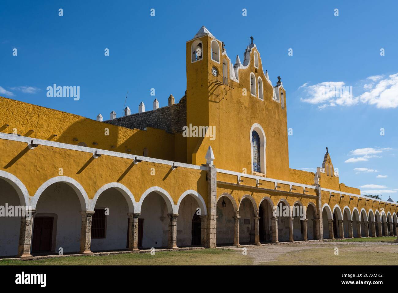 Das Kloster San Antonio oder St. Antonius von Padua wurde im Jahr 1549 gegründet, abgeschlossen von 1562. Es wurde auf dem Fundament einer großen Maya-Pyramide gebaut. Stockfoto