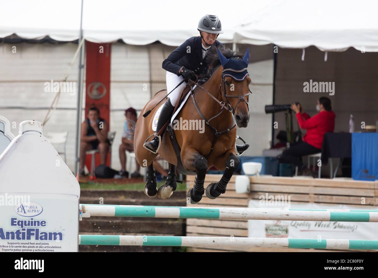 Pandemie Amateur Sports noch laufen bei Angelstone Turniere in guelph Ontario mit Olympic Konkurrenten Stockfoto