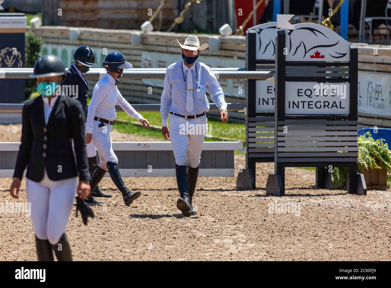 Pandemie Amateur Sports noch laufen bei Angelstone Turniere in guelph Ontario mit Olympic Konkurrenten Stockfoto