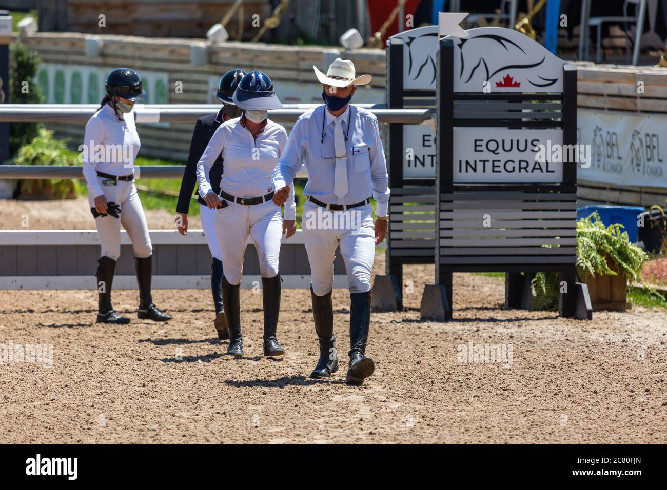 Pandemie Amateur Sports noch laufen bei Angelstone Turniere in guelph Ontario mit Olympic Konkurrenten Stockfoto