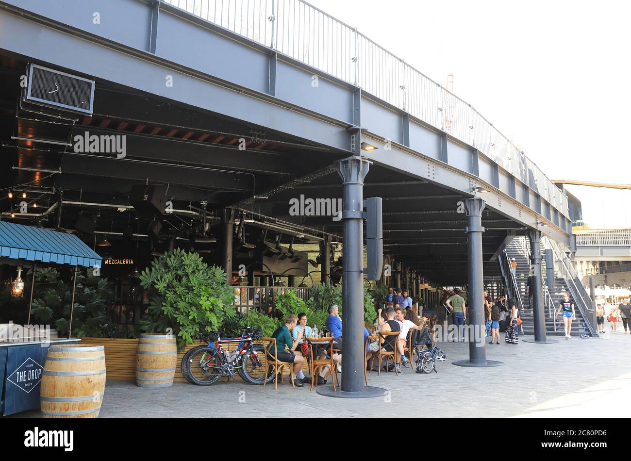 Casa & Plaza Pastor Restaurant mit Covid-Safe in CDY, Kings Cross, North London, UK Stockfoto