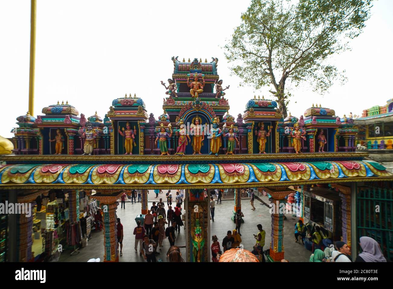 Lord Murugan Statue, Batu Höhlen, Hindu Tempel, Tourist Place Kuala Lumpur, Malaysia - 2019 Stockfoto