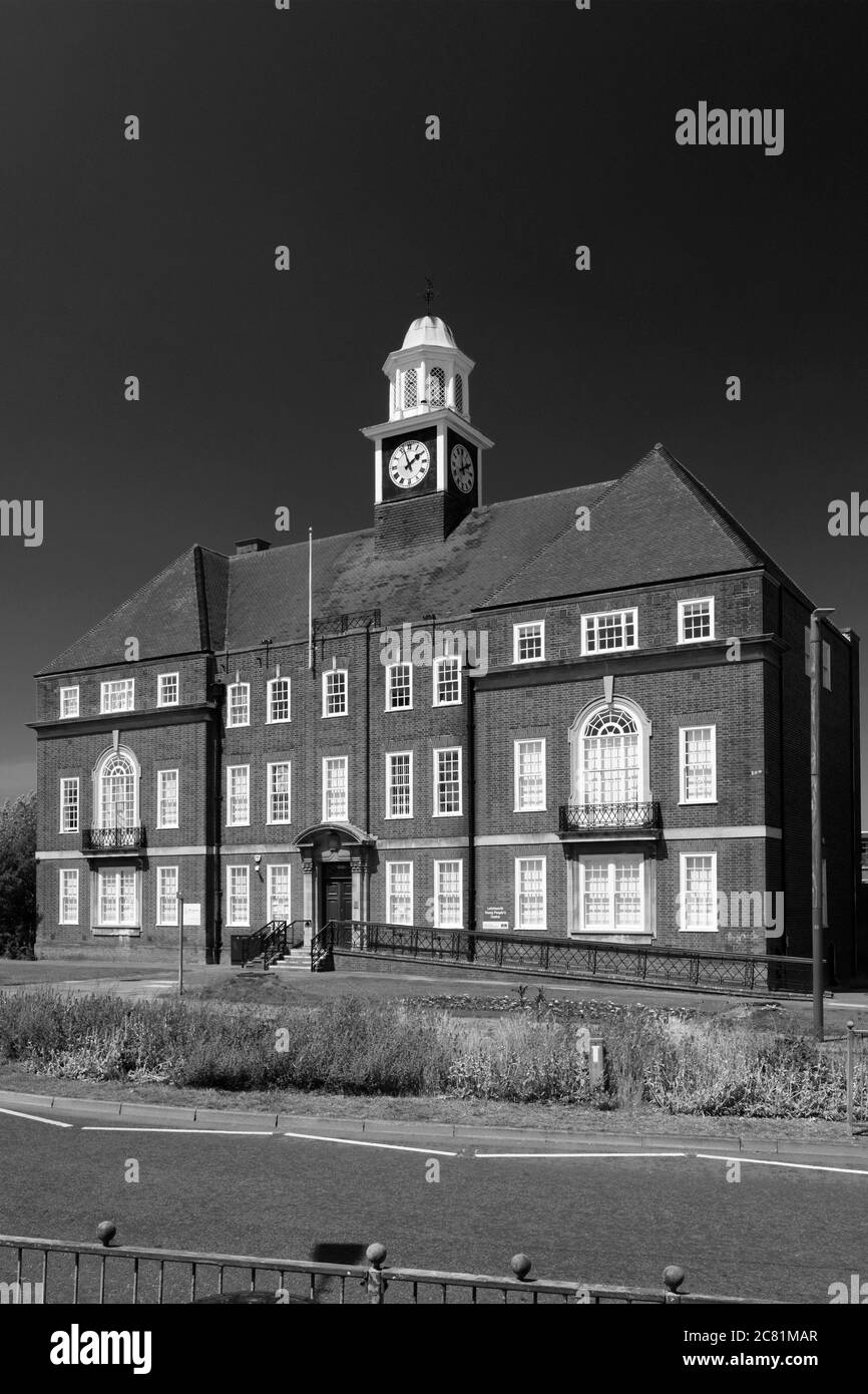 Letchworth Rathaus, Broadway Gärten, Letchworth Garden City, Hertfordshire, England, UK Stockfoto