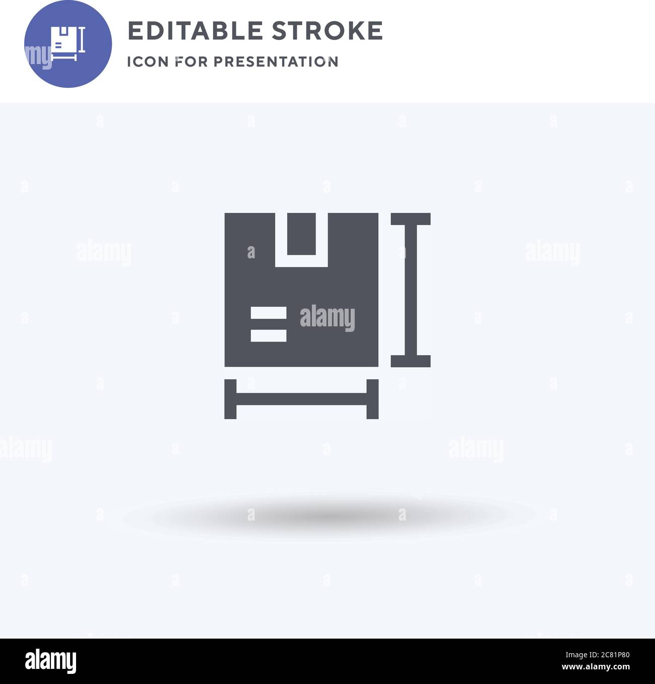 Größe Symbol Vektor, gefüllt flache Zeichen, solide Piktogramm isoliert ...