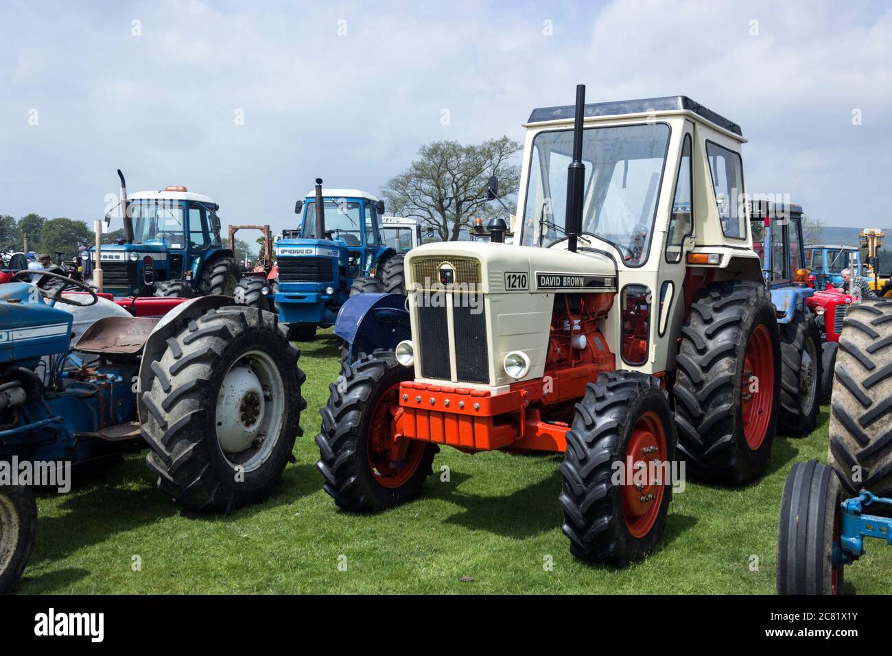 David Brown 1210 Traktor. Stockfoto