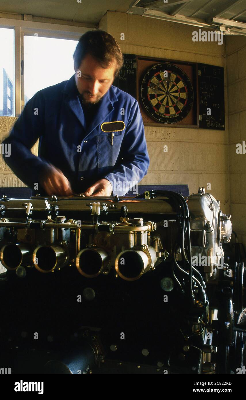 Proteus C Typ Jaguar Fabrik in Bolton Lancashire 1986 Stockfoto