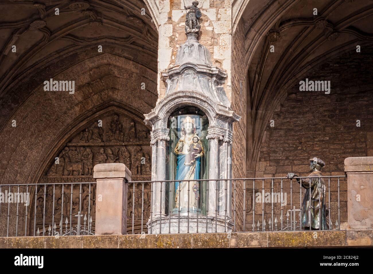 Virgen Blanca patrona de Vitoria. Álava. País Vasco. España Stockfoto