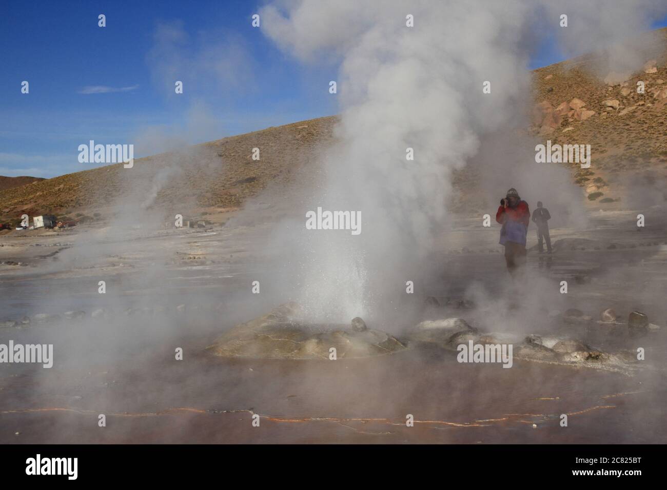 El Tatio Geysir Feldlandschaften, Atacama, Chile Stockfoto