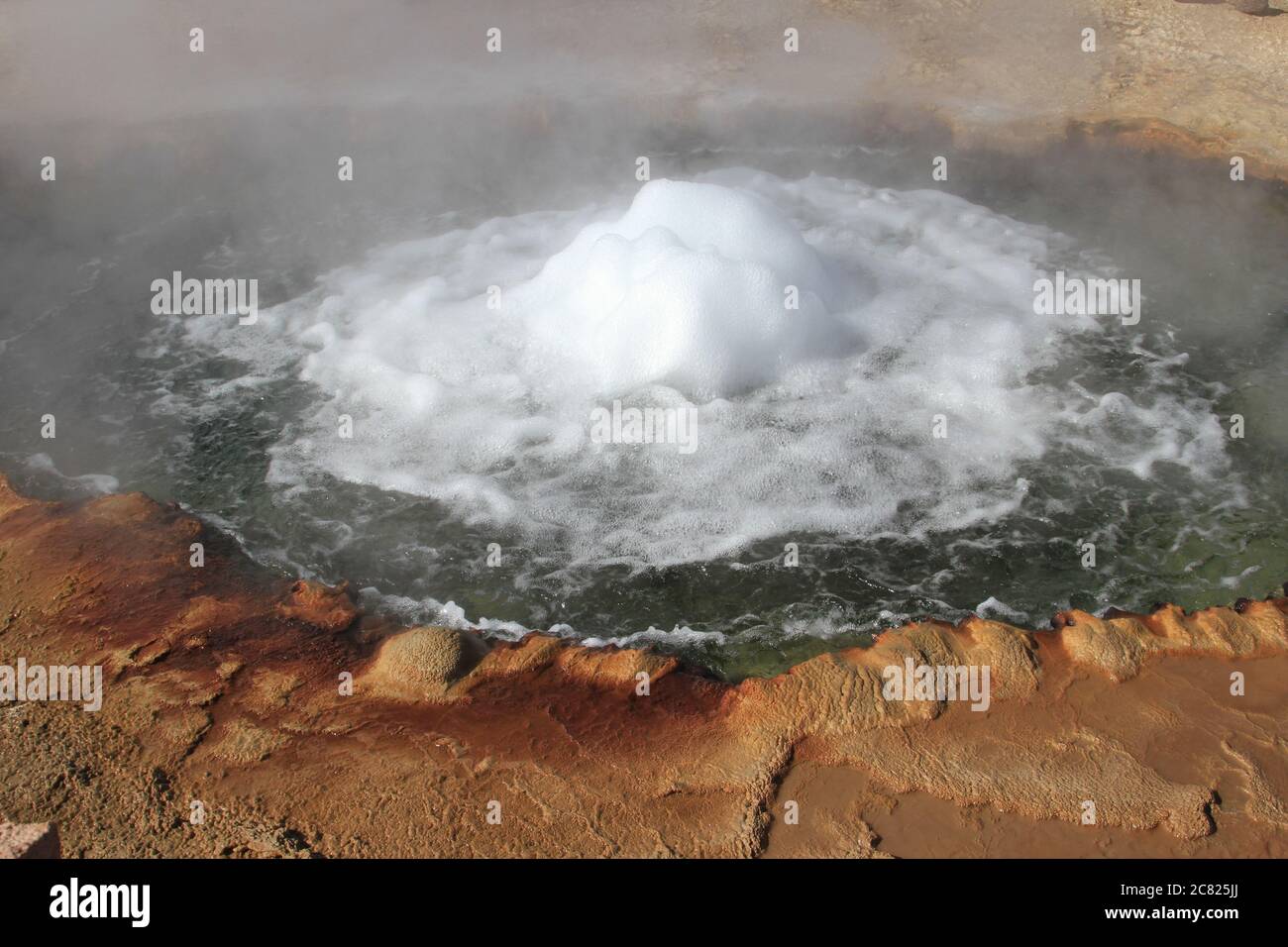 El Tatio Geysir Feldlandschaften, Atacama, Chile Stockfoto