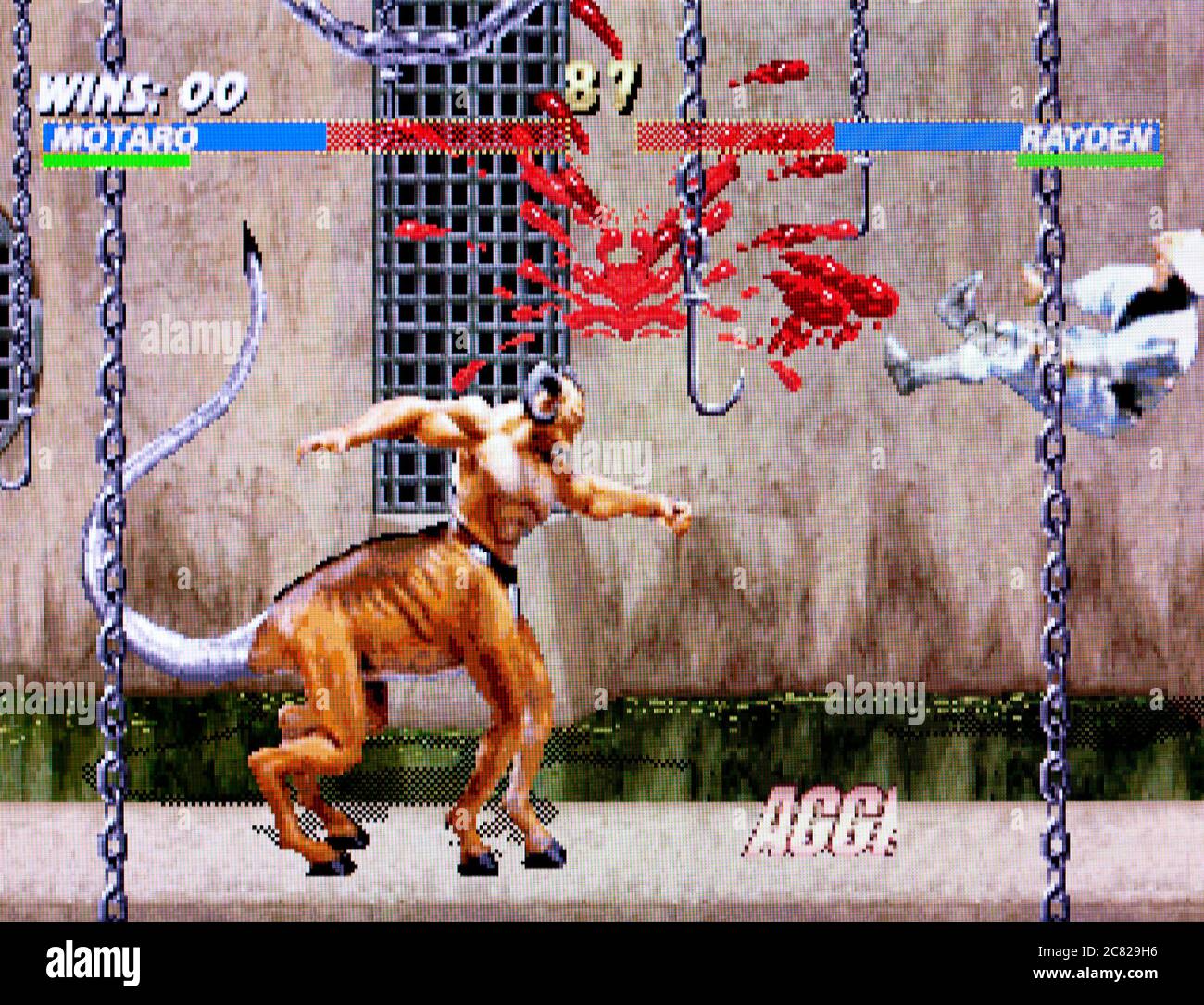 Mortal Kombat Trilogy - Sega Saturn Videogame - nur für redaktionelle Verwendung Stockfoto