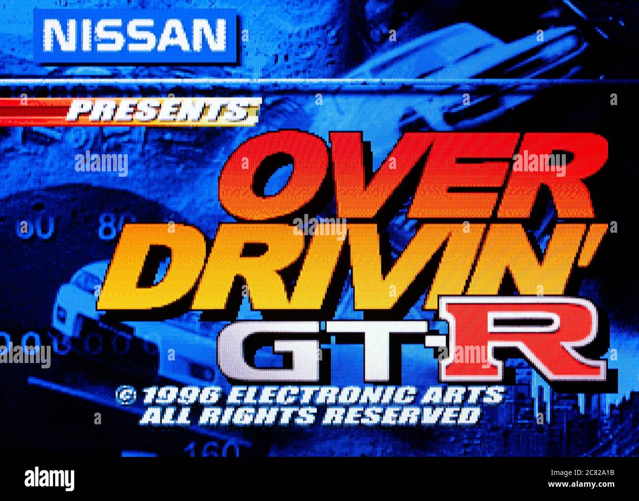Over Drivin' GT-R - Sega Saturn Videospiel - nur für redaktionelle Verwendung Stockfoto