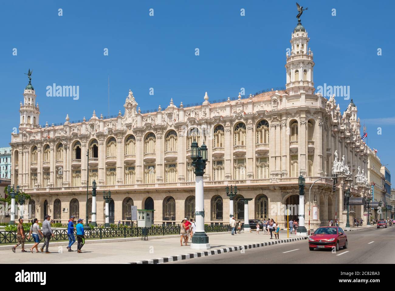 Das große Theater von Havanna an einem sonnigen Sommertag Stockfoto