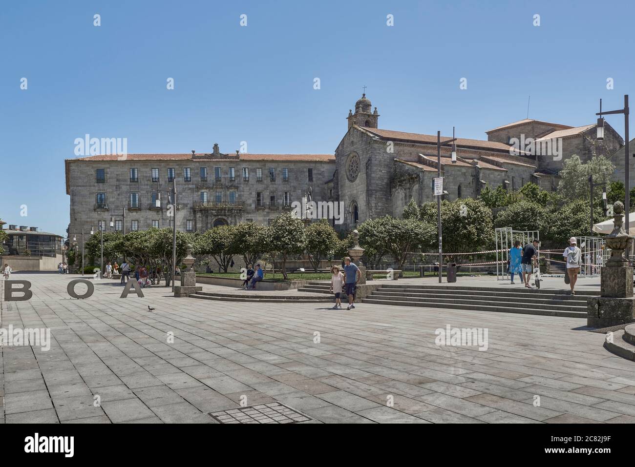 Alten Kloster von San Francisco, Delegation der Schatzkammer der Stadt Pontevedra, Galicien, Spanien, Europa Stockfoto