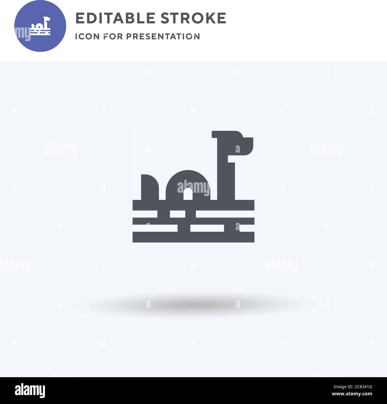 Schlange Symbol Vektor, gefüllt flache Zeichen, solide Piktogramm isoliert auf weiß, Logo-Illustration. Schlange Symbol für Präsentation. Stock Vektor