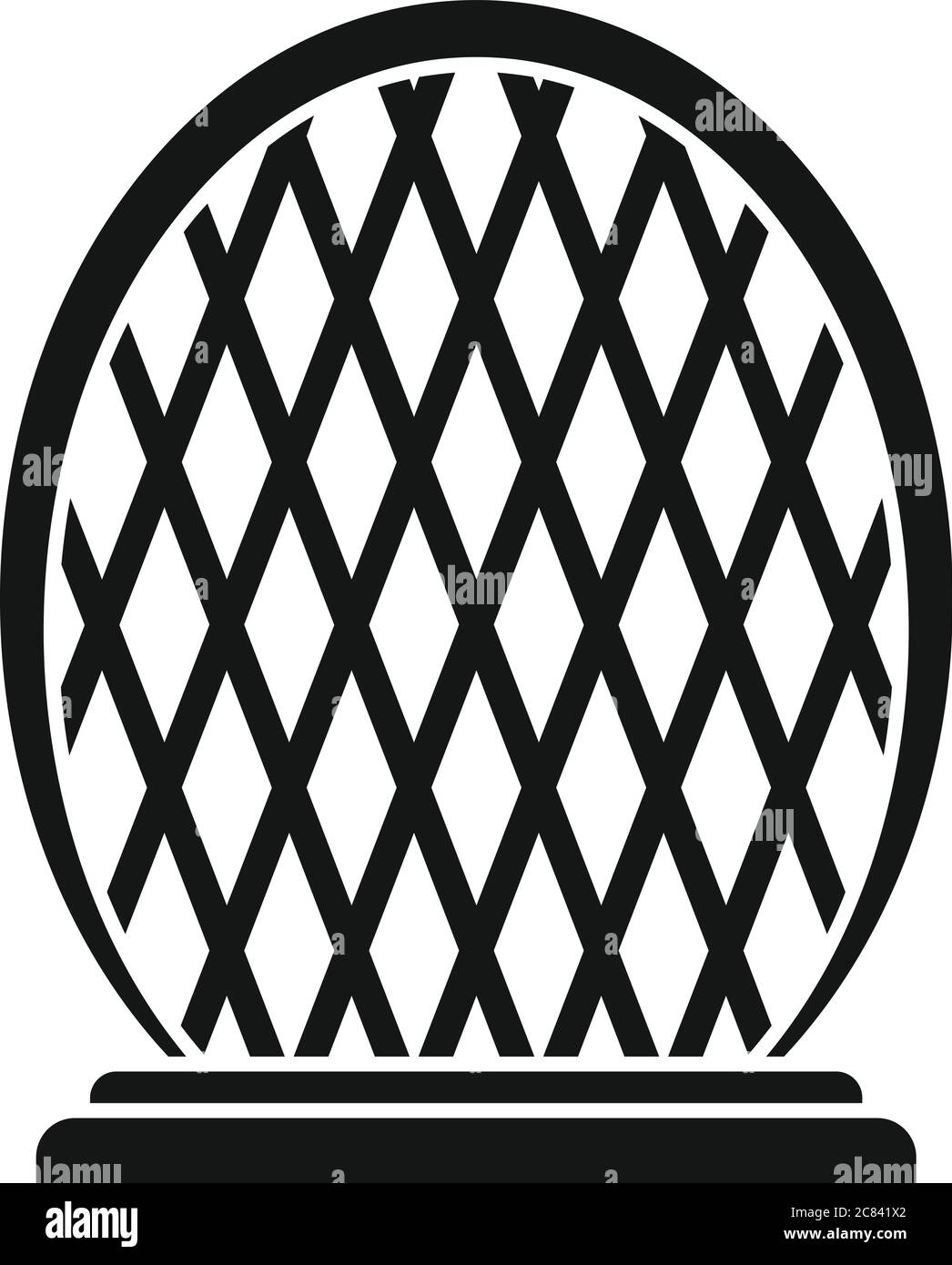Spiegeln Sie das Wahrzeichen des Dubai Gebäudes wider. Einfache Illustration des Spiegels Dubai Gebäude Vektor-Symbol für Web-Design isoliert auf weißem Hintergrund Stock Vektor