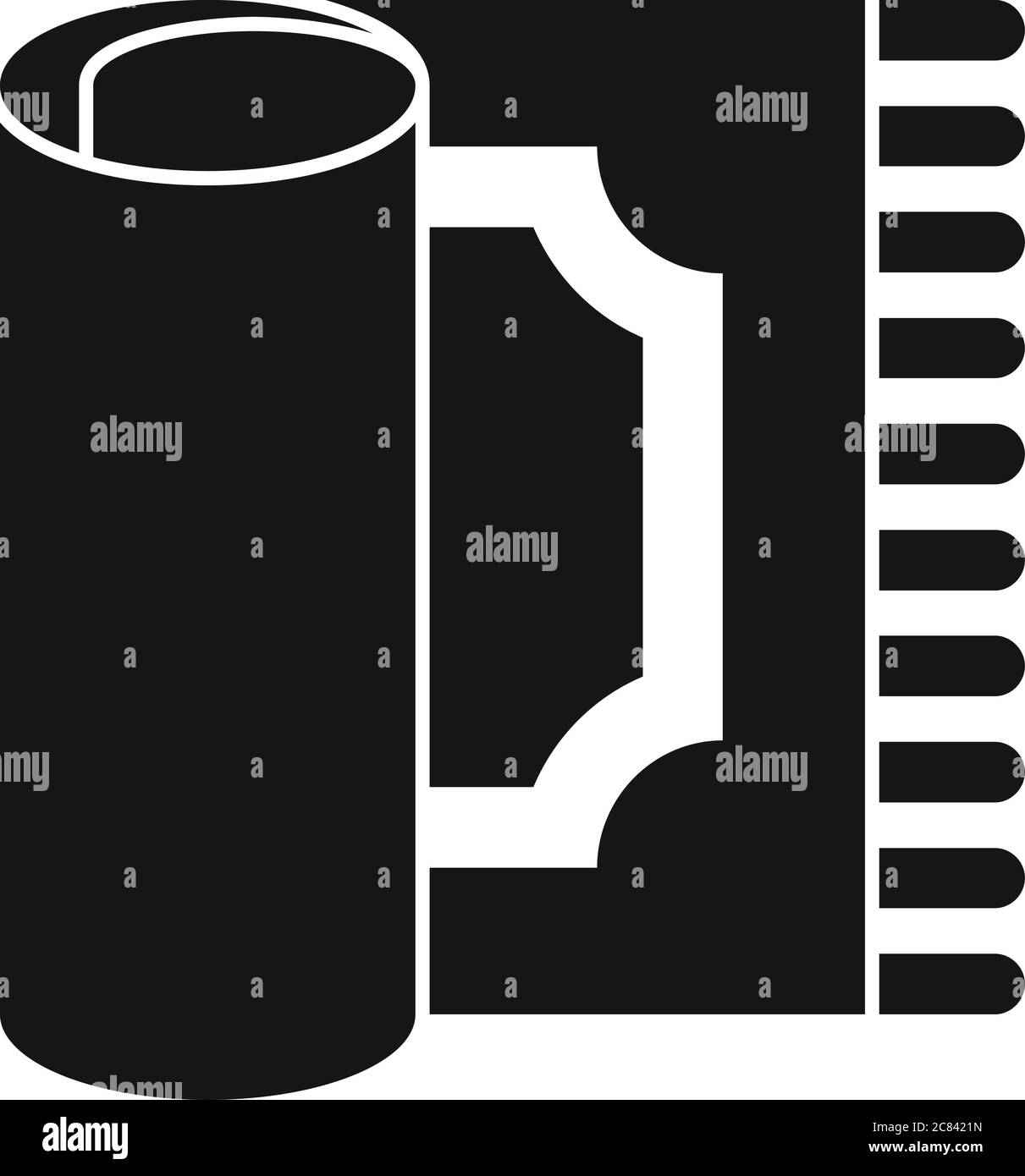 Dubai muslim Teppich Ikone. Einfache Illustration von Dubai muslim Teppich Vektor-Symbol für Web-Design isoliert auf weißem Hintergrund Stock Vektor