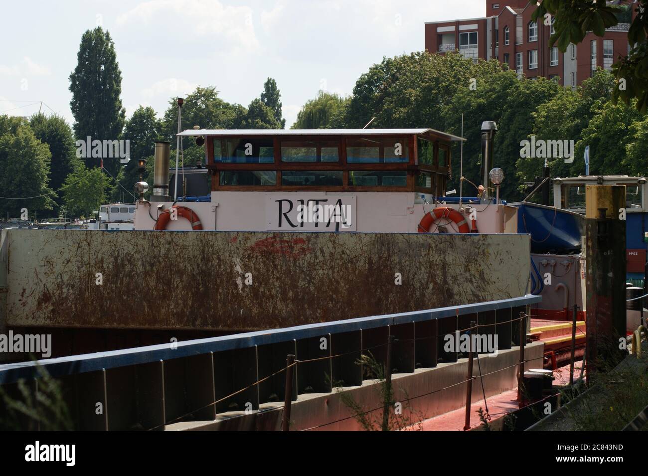 GMS Rita 04017260 am Ufer der Havel in Berlin-Spandau. Stockfoto