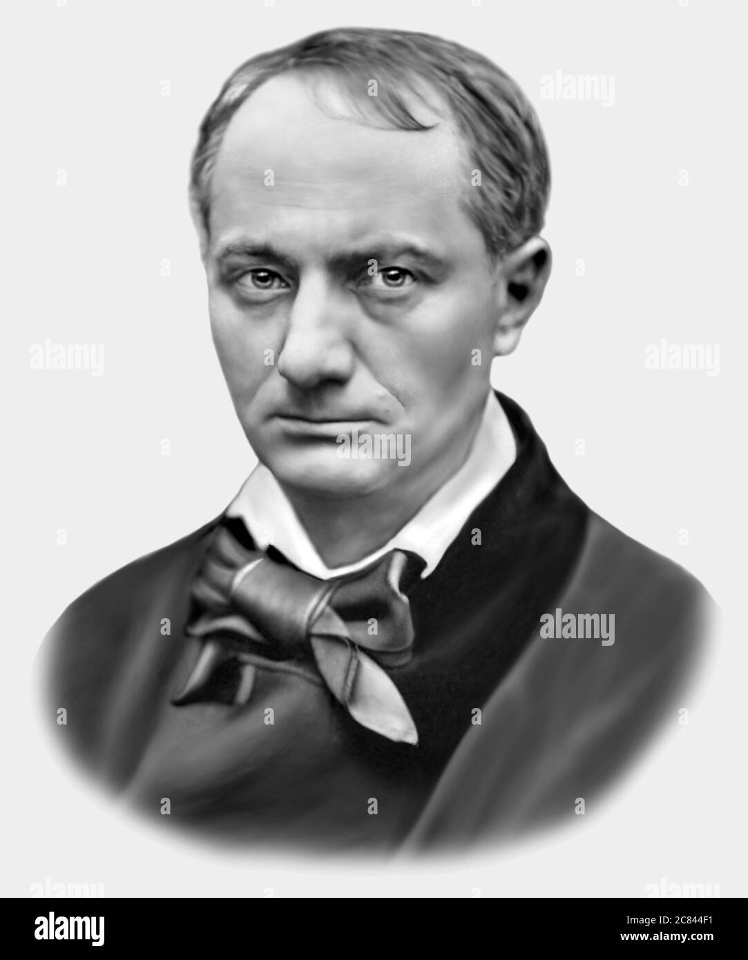 Charles Baudelaire 1821-1867 Französischer Dichter Essayist Kunstkritiker Stockfoto