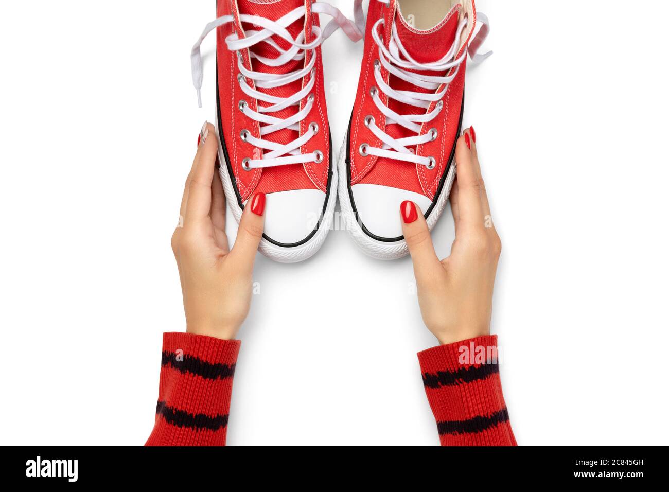 Vorlage mit Sommerschoßen auf weißem Hintergrund Stockfoto