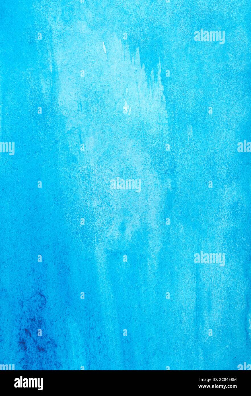 Blauen Aquarell Hintergrund Stockfoto