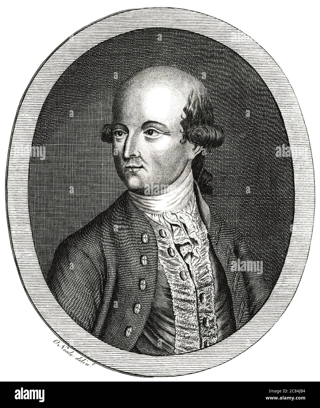 CHARLES LENNOX, 3. Duke of Richmond (1735-1806) englischer Soldat und Politiker, der den amerikanischen Kolonialkampf unterstützte. Stockfoto