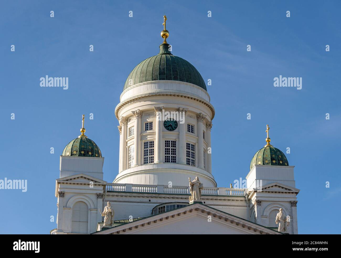 Kathedrale von Helsinki am Senatsplatz, Helsinki Stockfoto