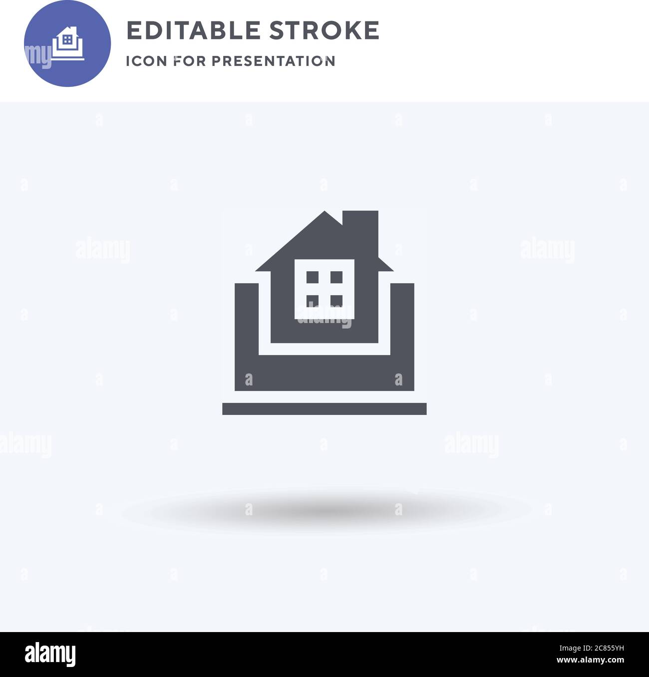 Startseite Symbol Vektor, gefüllt flache Zeichen, solide Piktogramm ...