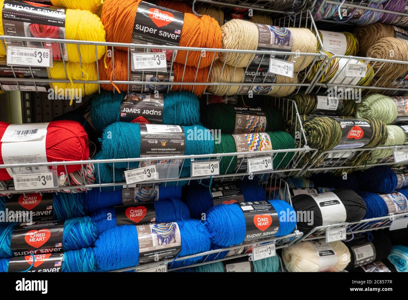 Michaels Arts And Crafts Store, NYC Stockfoto
